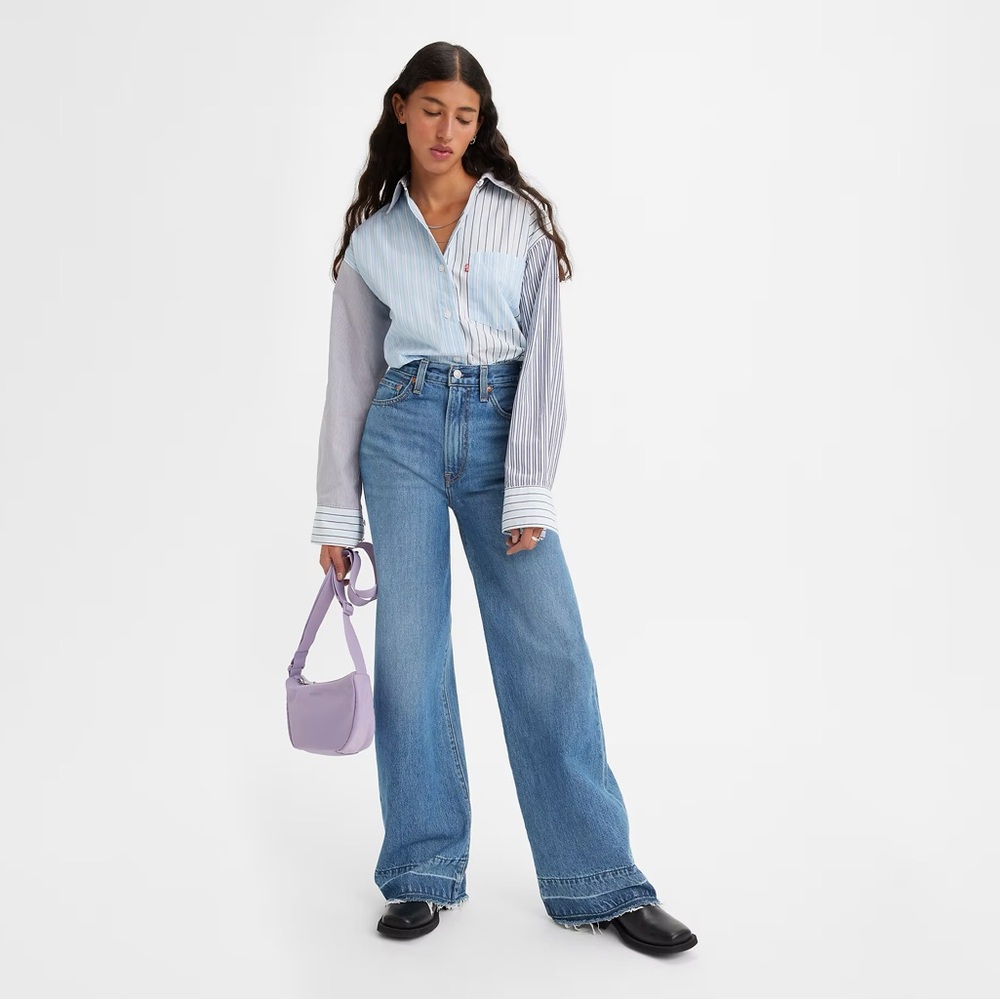 RIBCAGE WIDE LEG WOMEN'S JEANS